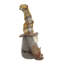 Gnome tenant une citrouille