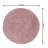 Simlai 100% Cotton Tufted Round Bath Rug, Machine Washable Super Absorbent 30" Round Bathroom Rug-991786963