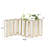 9 Tests Tube Vases in Metal Stand-88593254