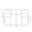 1 Seater Velvet Sofa & Chaise