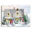 Mini fond de chevalet victorien de Noël 8 x 6
