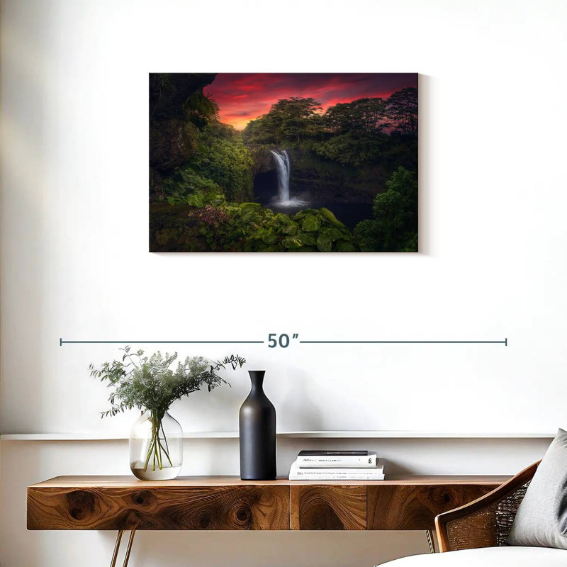 Alvord Rainbow Falls à Hilo, H 20 po x l 30 po