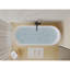 Oasis de bain autoportante luxueuse en acrylique