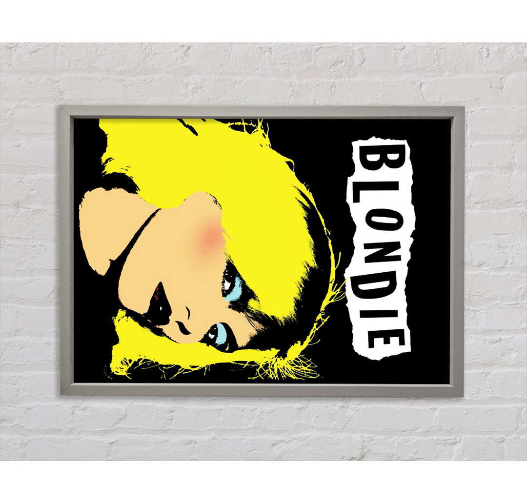 Blondie Gerahmter Druck