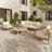 Foundry Select Versatile Diamond Natural Beige Indoor/Outdoor Area Rug-1440420054