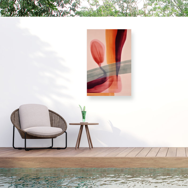 Treechild  Watercolor Impressions No 5 Outdoor  Canvas, H 12 po x l 19 po