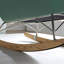 Chaise berçante simple de style italien