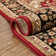 Romulus Power Loom Red/Beige/Black Medallion Kashan Rug
