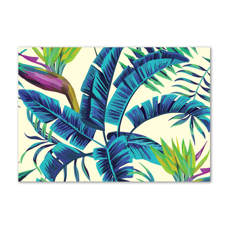 Tropical Leaves - Wrapped Canvas Print