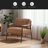 27.56" Accent Chair with Solid Wood Armrests-652744427-652744425