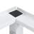 Vidaxl Washing Machine Pedestal With Pull-Out Shelf White