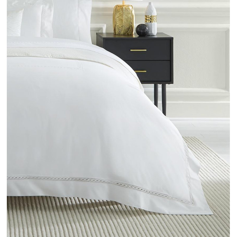 Millesimo Duvet Cover, King Duvet Cover, White