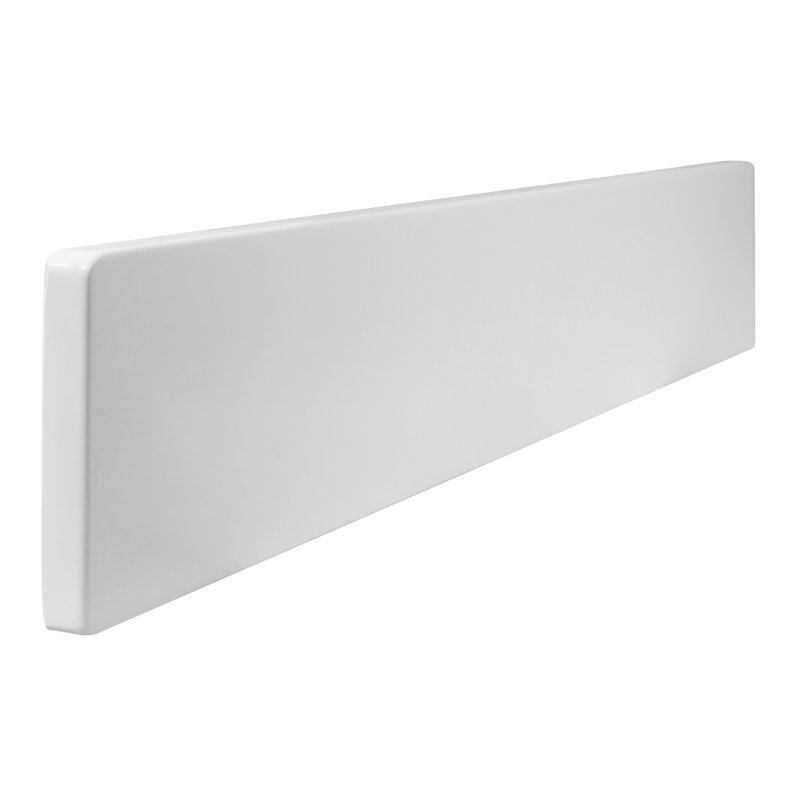 22" Universal Side Splash, Solid White