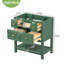 30'' Bathroom Vanity without Sink, Free Standing Single Vanity with 5 Drawers, Solid Wood Frame Bathroom Storage Cabinet