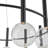 12- Light Ring Chandelier - Black