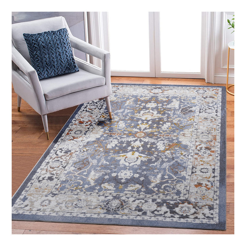 Collection Blue / Traditional Area Rug, Rectangle 7'9" x 10'