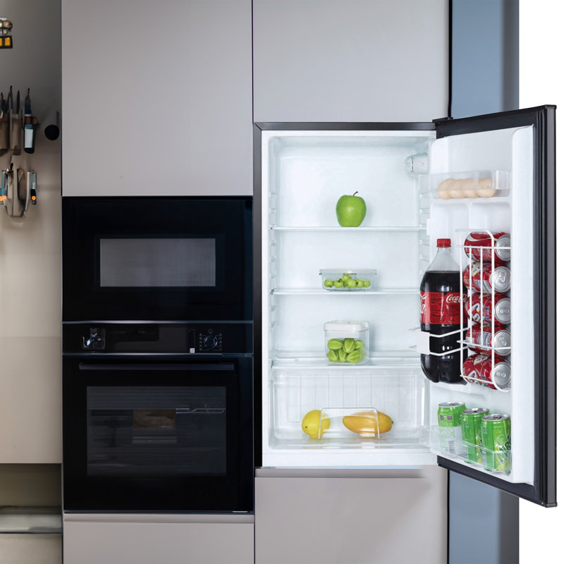 Magic Chef 4.4 Cubic Feet Compact Mini Refrigerator & Freezer, Black