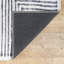 Tapis moderne lavable antidérapant - ivoire / noir - Hall d'entrée, couloir, salle de bain et cuisine-97753663