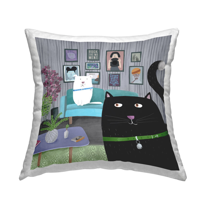 No Decorative Addition Throw Pillow