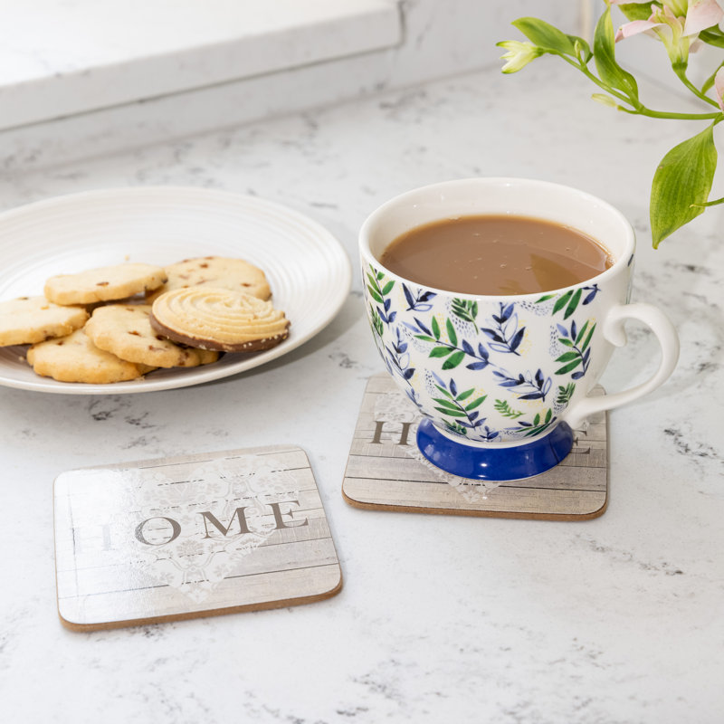 Blue Leaf Mug