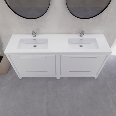 Ensemble de meuble-lavabo double 72 po Eden
