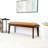 Calhame Genuine Leather Upholstered Bench