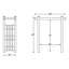 Vinyl Gazebo 72 in. W x 30 in. D
