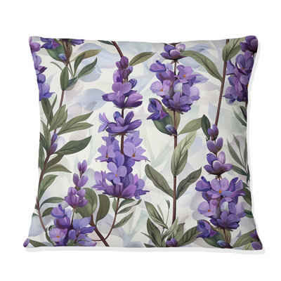 Coussin Lavender Fields I - Modern