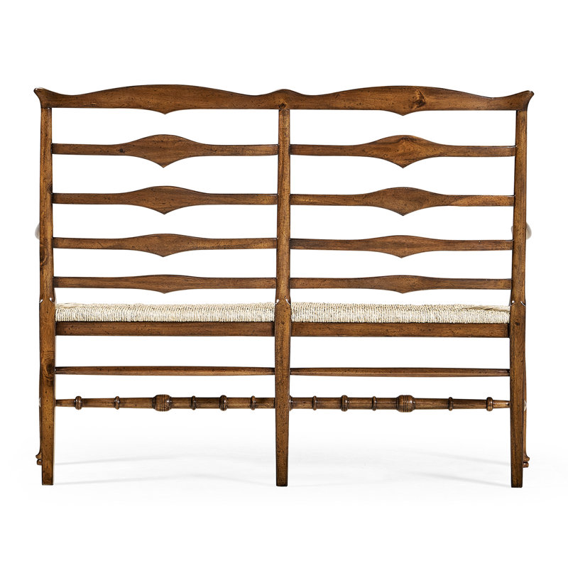 Country Farmhouse Solid Wood Bench