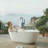 71'' x 35.43'' Soaking Solid Surface Bathtub