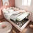 Upholstered Daybed With Hydraulic Storage And Adjustable Side Panels-527291648