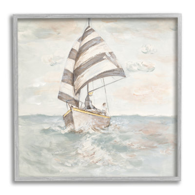 Bateau de pêche à voile haut