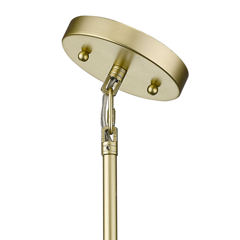 Ringwood 1 - Light Shaded Pendant, Olympic Gold