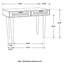 Console d'appoint 2 tiroirs Demetres