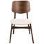 44cm H Fabric Upholstered Accent in White