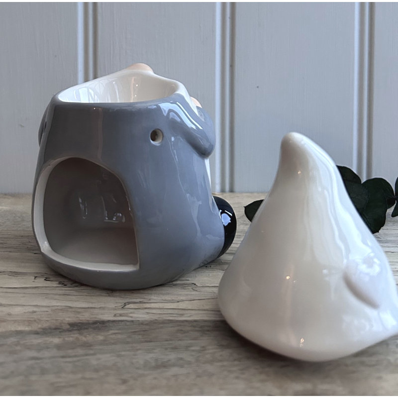 Ceramic Tabletop Wax Warmer, Cream