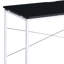Bureau contemporain de chambre à coucher en noir et - Style élégant, moderne et spacieux pour une utilisation quotidienne