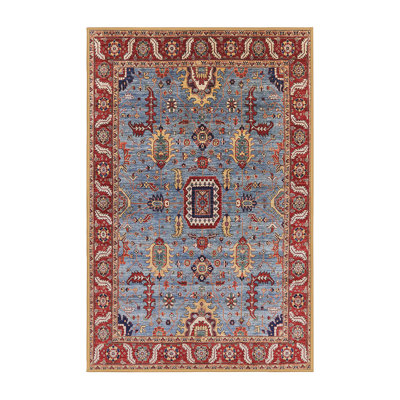 Tapis oriental rouge / bleu Rider