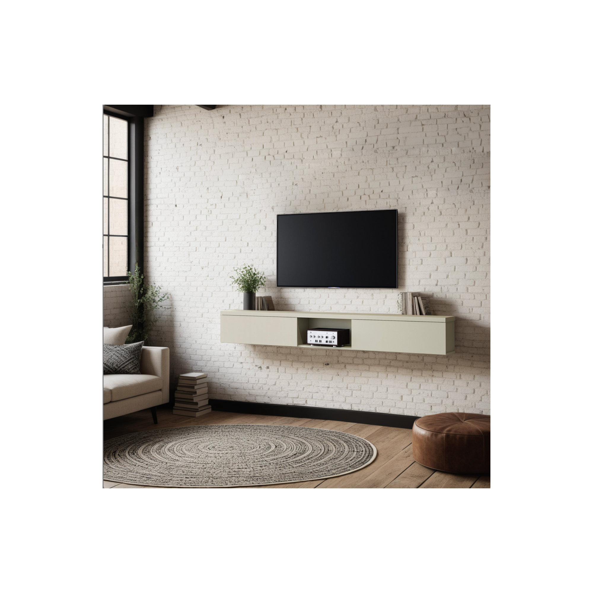 Curazao 86" Floating Media Console