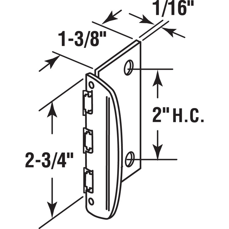 Serrure de porte Flip Action - Verrou d'intimité réversible en bronze avec vis anti-verrouillage pour un mode sans danger pour les enfants, 2-3 / 4 po (paquet simple)