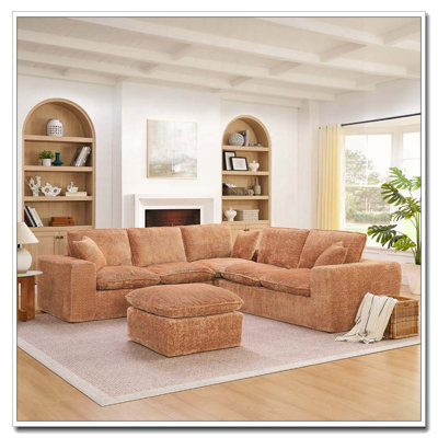 Canapé modulaire en L 107 po