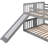 Low Bunk Bed with Reversible Slide-278512511-278512508