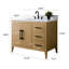 Meuble-lavabo simple 42 po avec plateau en marbre-94811307-94811309