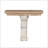 Distressed Brown And Wooden Wall Shelf With Corbel Design