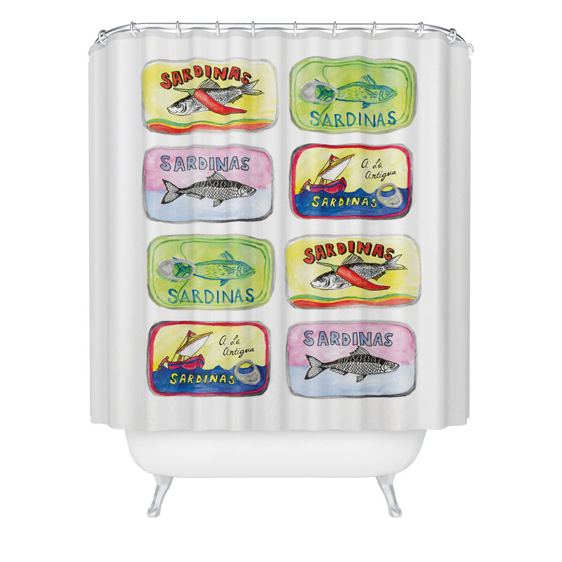 Rideau de douche Ninola Design, White