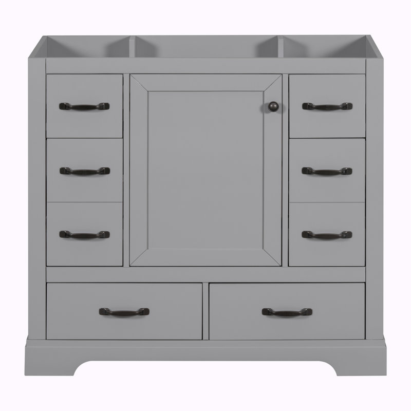 Bases de meuble-lavabo 36 po seulement, Gris
