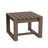 Square Cedar Solid Wood Patio Outdoor Slat Top Coffee Table