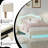 Velvet Upholstered Smart LED Bed Frame With Adjustable Height Headboard-104882118-104882115