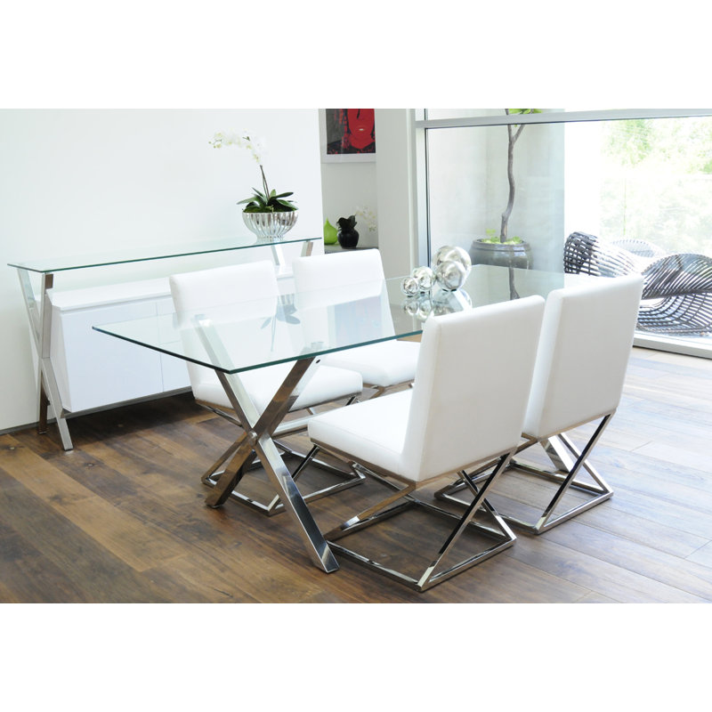 BEVERLY Glass Dining Table