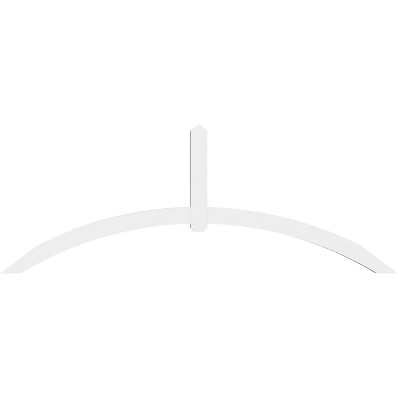 Support pour pignon en PVC Archdale, H 36 po x l 96 po (pas: 9/12), P 4 po x F 4 po